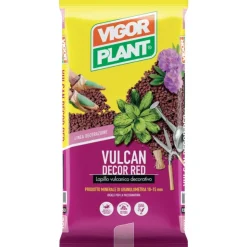 Vigorplant Lapillo vulcanico Vulcan Decor Red 35 litri- Terricci Per Piante