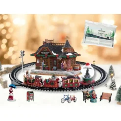Lemax North Pole Railway Pack con Neve in Omaggio- Lemax Starter Pack|Novità Lemax Natale 2025