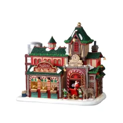 Lemax Santa's Reindeer Deluxe Pack con Neve in Omaggio- Lemax Starter Pack|Novità Lemax Natale 2025