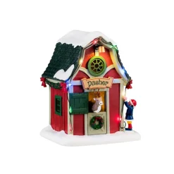 Lemax Santa's Reindeer Pack con Neve in Omaggio- Lemax Starter Pack|Novità Lemax Natale 2025