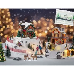 Lemax Ski Village Deluxe Pack con Neve in Omaggio- Lemax Starter Pack|Novità Lemax Natale 2025