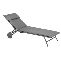 LaFuma Lettino MIAMI BEC LFM5173 Silver- Lettini Arredo Giardino