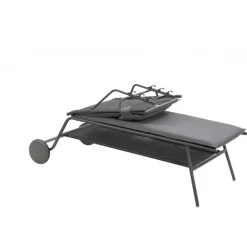 LaFuma Lettino MIAMI HIGH BEC LFM5174 Silver- Lettini Arredo Giardino