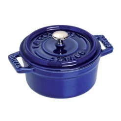 Staub Mini Cocotte 10 cm Blu Scura in Ceramica- Mini Cocotte E Ramekin