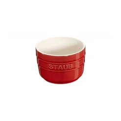 Staub Mini Ramekin 8 cm Rosso Set di 2 in Ceramica- Mini Cocotte E Ramekin