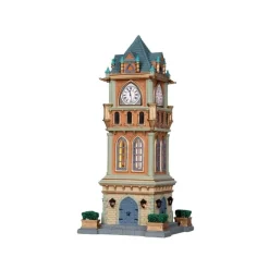 Lemax Municipal Clock Tower con Alimentatore Cod. 05007- Edifici Illuminati