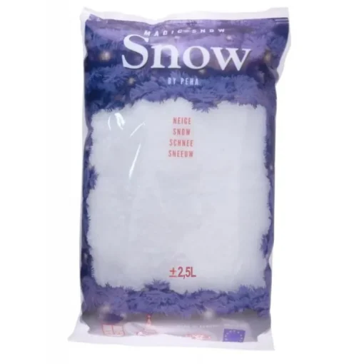 Peha Sacchetto di Neve Artificiale in Polvere 2,5 l- Personaggi|Edifici Illuminati