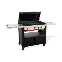 Weber Piastra a Gas Slate GPD 76 cm Premium Black Cod. 1500246- Barbecue Weber A Gas|Barbecue Weber Slate