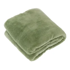 Unique Living Plaid Justin 150x200 cm Colore Oil Green- Plaid Unique Living|Cuscini E Plaid