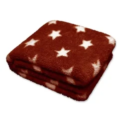 Unique Living Plaid Stars Throw 150 x 200 cm Colore Clay Red- Plaid Unique Living|Complementi D'Arredo