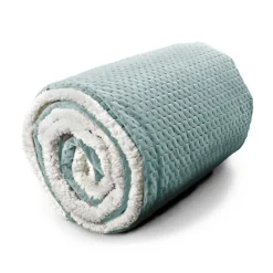 Unique Living Plaid Throw Nora 150 x 200 cm Colore Blue Haze- Plaid Unique Living|Cuscini E Plaid
