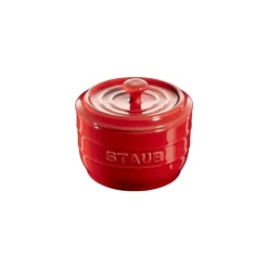 Staub Saliera 10 cm Rossa in Ceramica- Contenitori