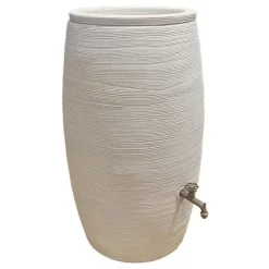 Vasar Serbatoio Shabby Rain con Rubinetto- Vasi Tondi In Resina|Vasi In Resina