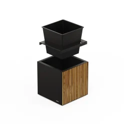 Herstera Sistema di Irrigazione Automatica per Fioriera in Metallo DECO Planter 50x50x50 cm- Fioriere In Metallo Herstera