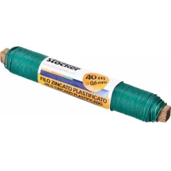 Stocker Filo zincato plastificato Ø0,6 mm 40 m- Legacci
