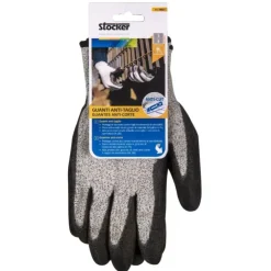 Stocker Guanti anti taglio, mis. 8/S- Accessori Giardino