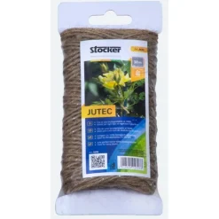 Stocker Jutec filo di iuta biodegradabile 50 m naturale- Legacci