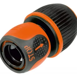 Stocker Raccordo portagomma DELUXE Acqua stop 1/2 5/8 3/4- Tubi Per Irrigazione|Raccordi