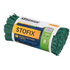 Stocker Stofix filo animato in plastica 25 cm - 1000 pz- Legacci