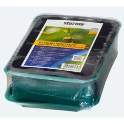 Stocker Vassoio miniserra con vasetti in plastica 20 x 14,5 x h11 cm- Protezione