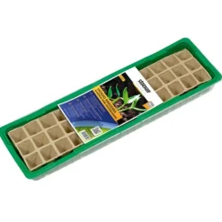 Stocker Vassoio miniserra con vasetti di torba 55,5 x 14,5 x h12 cm- Protezione