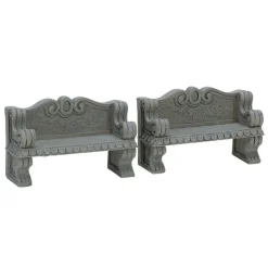 Lemax Stone Bench Set of 2 Cod. 74612- Accessori