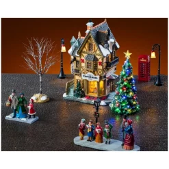 Lemax Tannenbaum Christmas Shoppe Set con Alimentatore 4.5V Cod. 56678- Lemax Starter Pack|Novità Lemax Natale 2025