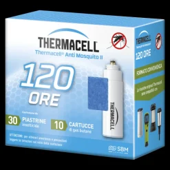 Thermacell Ricarica 120 ore - 10 Cartucce di Gas Butano + 30 Piastrine- Dispositivi Antizanzara Thermacell