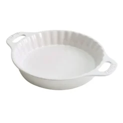 Staub Tortiera Tonda 36 cm Bianca in Ceramica- Tortiere