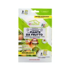 InVerde Trappola Adesiva Cromotropica per Piante da Frutto- Insetticidi