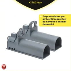 SBM Trappola per Topi Kill & Clean- Esche E Trappole Per Roditori|Prodotti Per La Cura Del Giardino