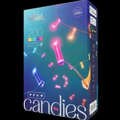 Twinkly CANDIES a Candela Luci di Natale Smart 200 Led RGB II Generazione Cavo Verde- Twinkly Home|Twinkly Strings
