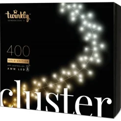 Twinkly CLUSTER Luci di Natale Smart 400 Led AWW II Generazione- Twinkly Strings|Luci Di Natale