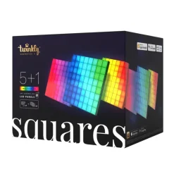 Twinkly SQUARES 64 Led RGB BT + WiFi 6 pz- Luci Di Natale|Twinkly Squares