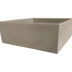 Vasar Vaso Ardesia Cubo Basso- Vasi Quadrati In Resina|Vasi In Resina