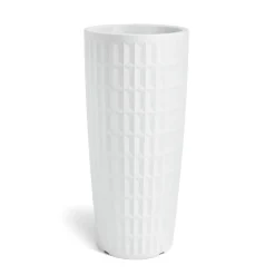 Veca Vaso Cache-Pot Tyle Rotondo- Vasi Tondi In Resina|Vasi In Resina