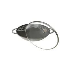 Staub Wok 37 cm Nero in Ghisa- Wok E Tajine